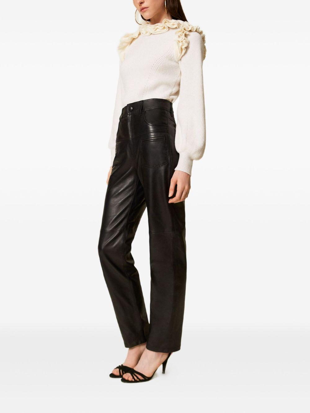 twin-set trousers nero - women