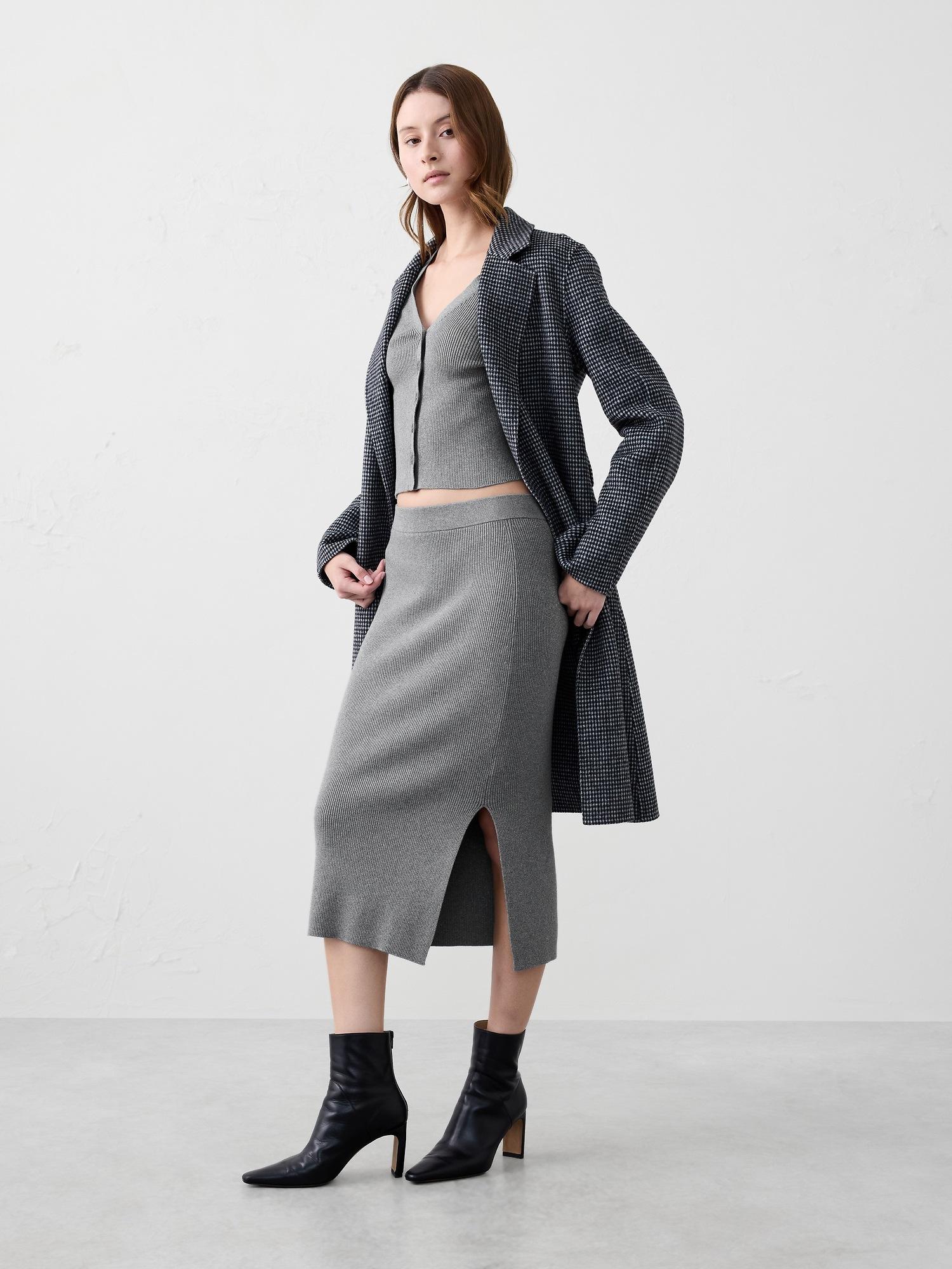 twinkle midi sweater skirt