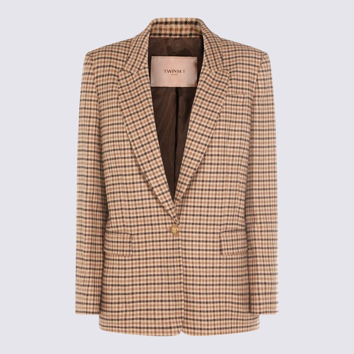 twinset beige blazer