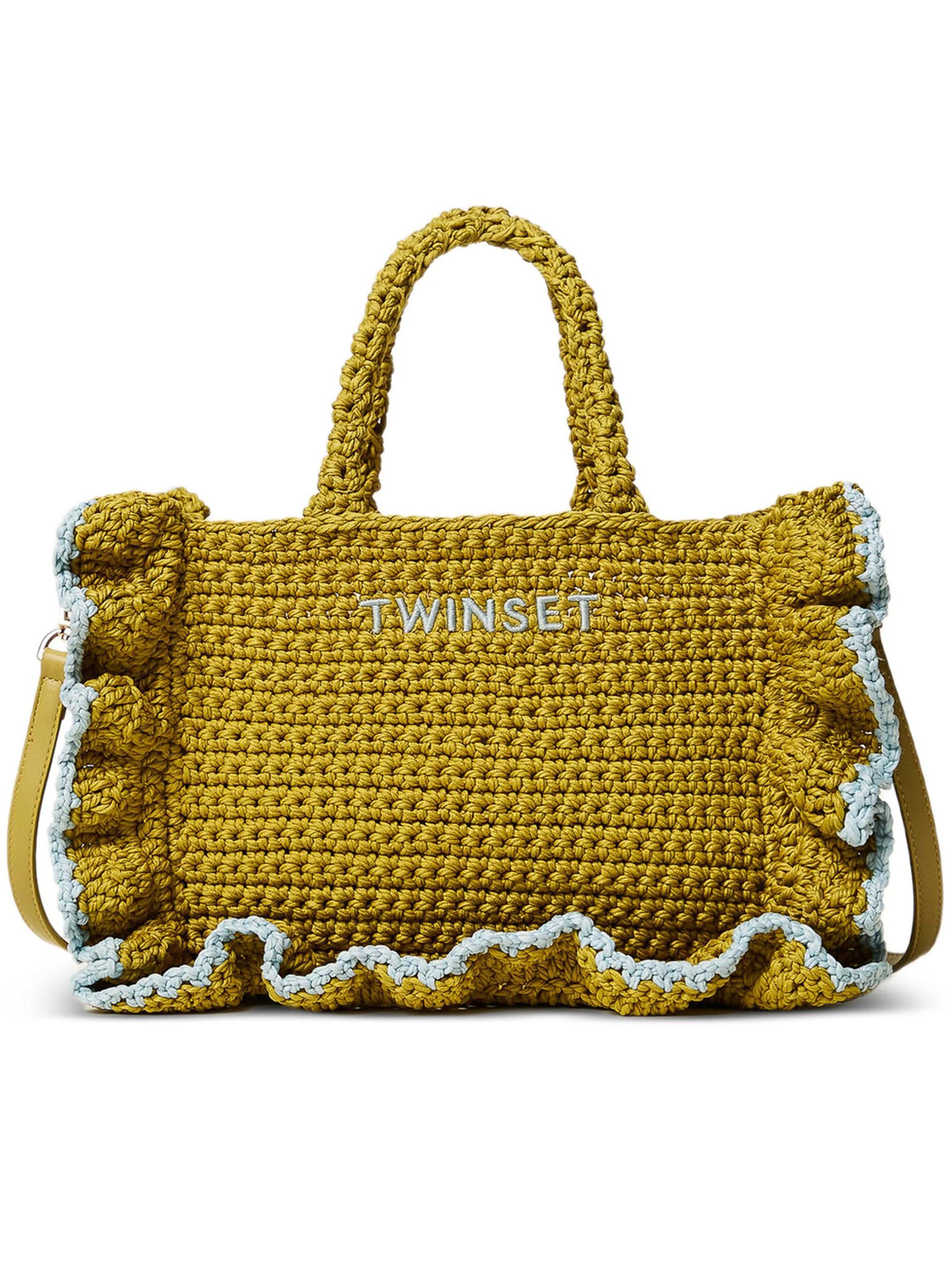twinset borsa green - women