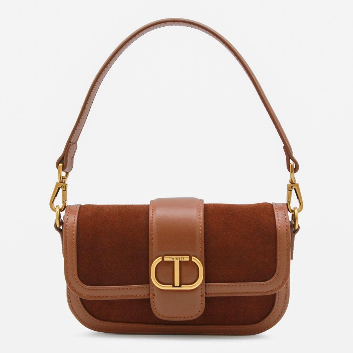 twinset brown crossbody bag