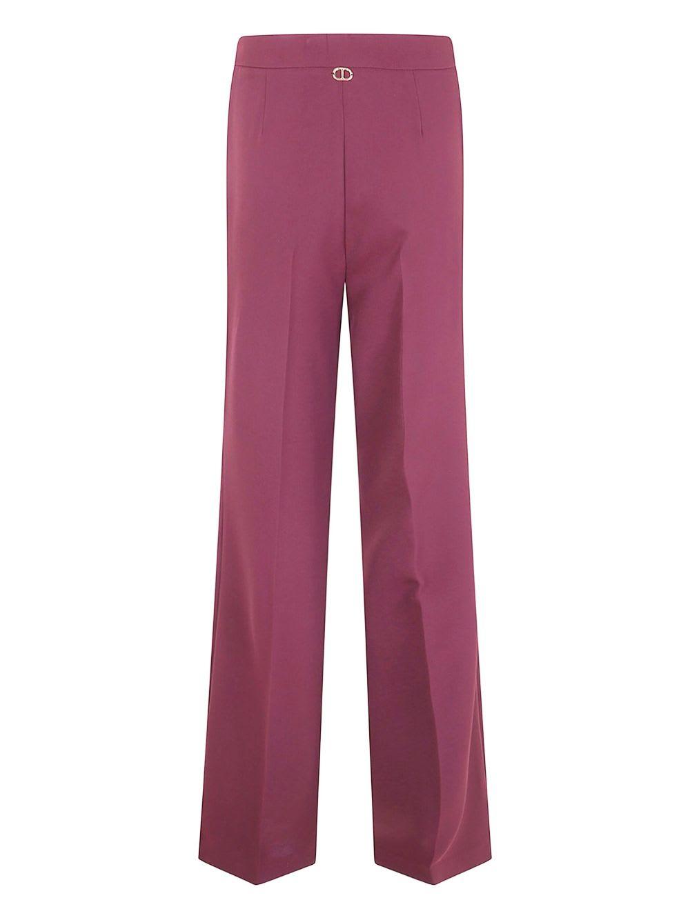 twinset burgundy trousers