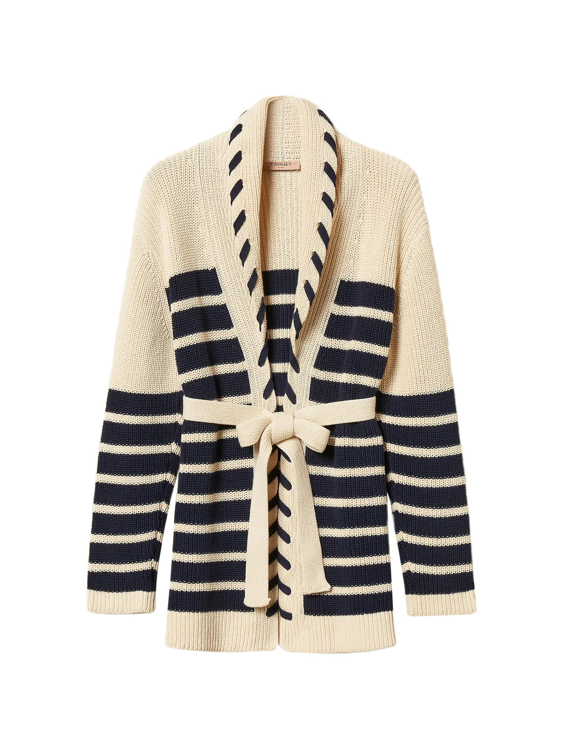 twinset cardi-coat nude & neutrals maglia - women