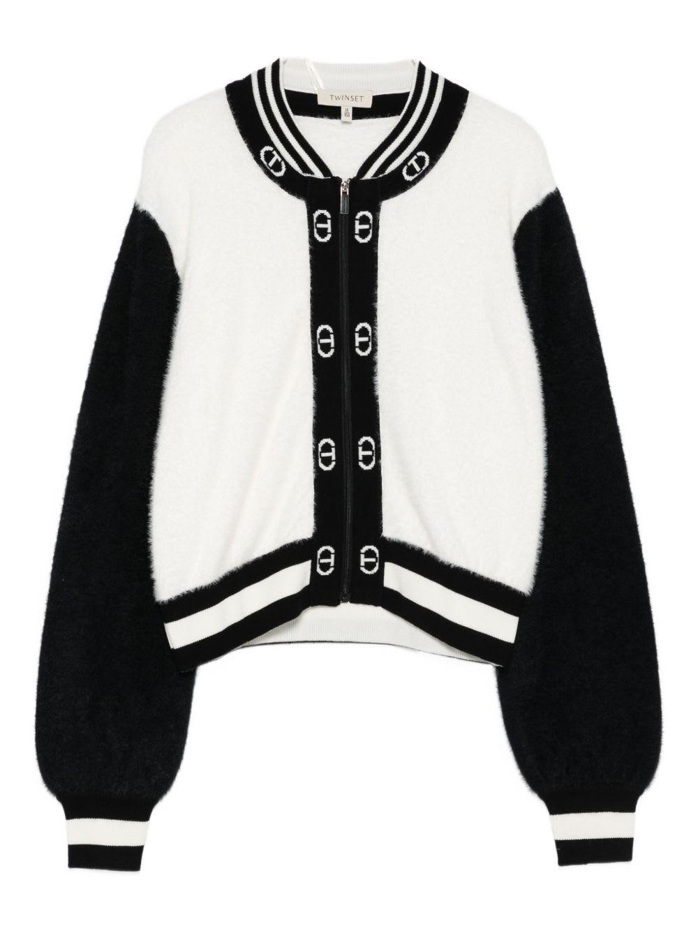 twinset kids drop-shoulder cardigan