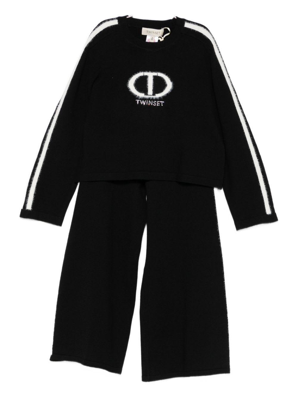twinset kids logo tracksuit
