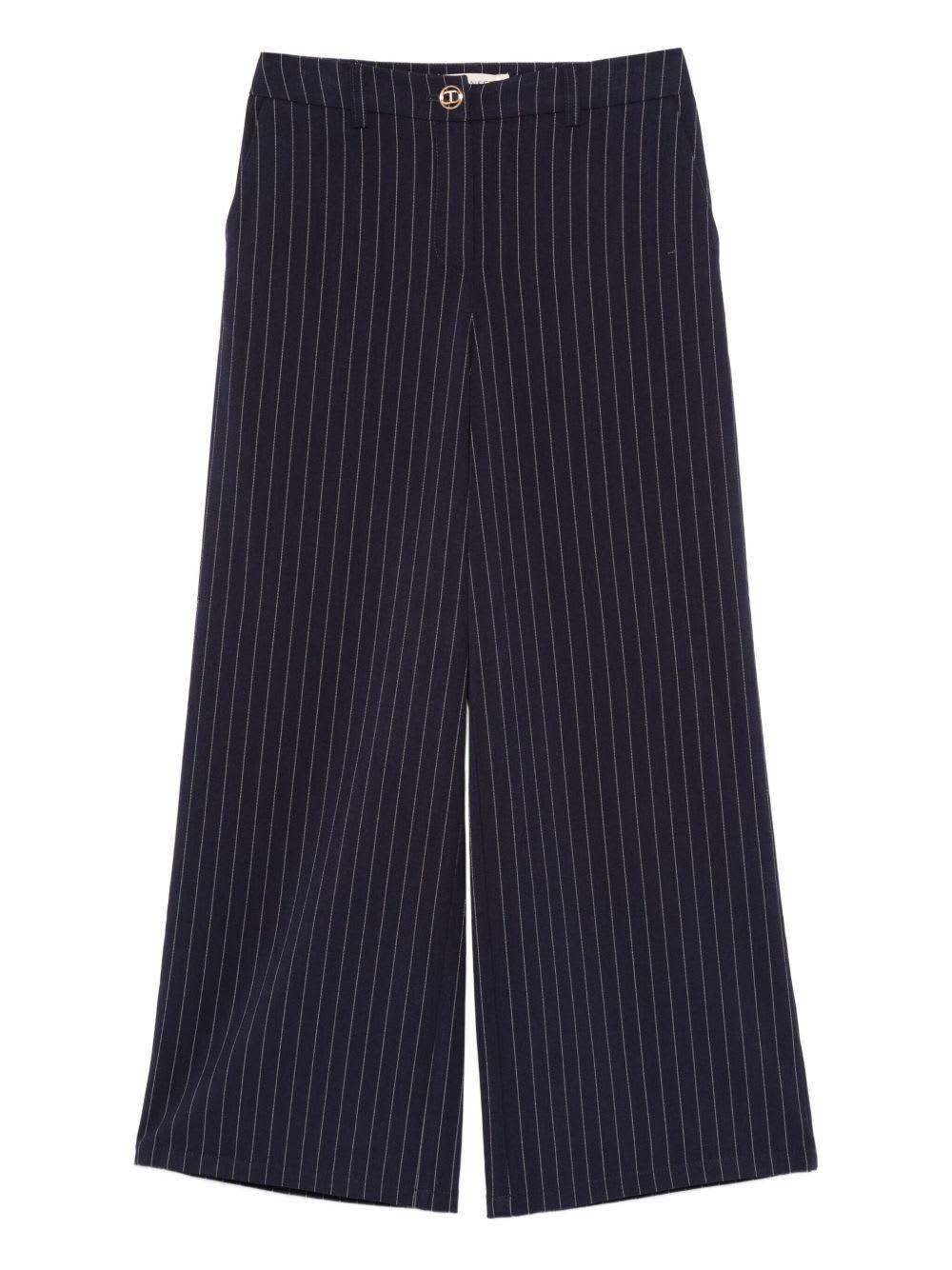 twinset kids pinstriped trousers