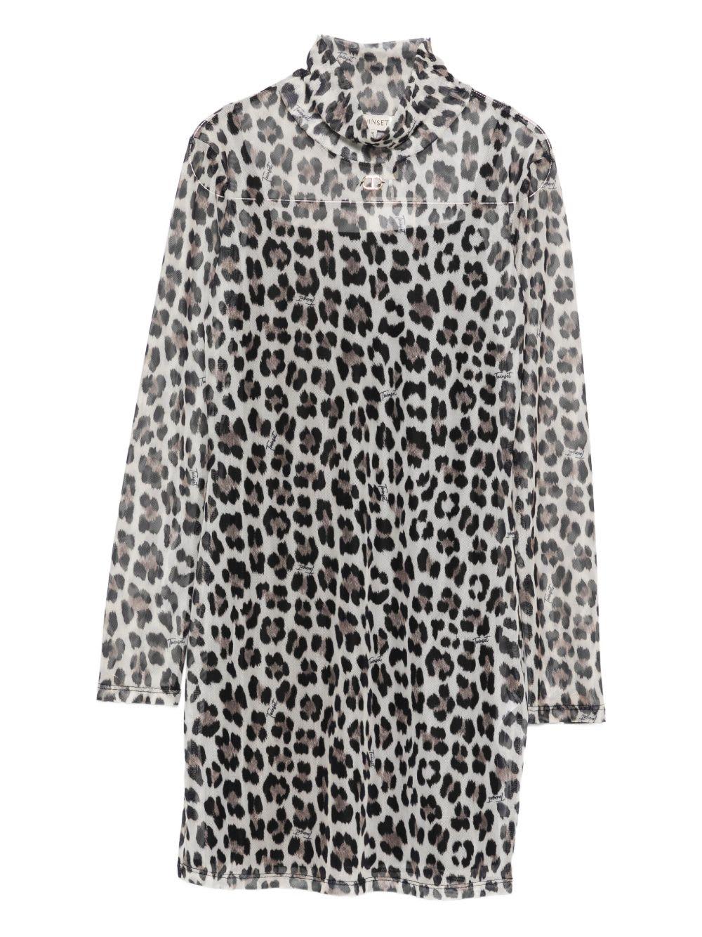 twinset kids printed dress