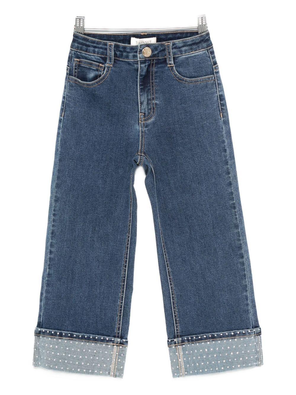 twinset kids straight jeans