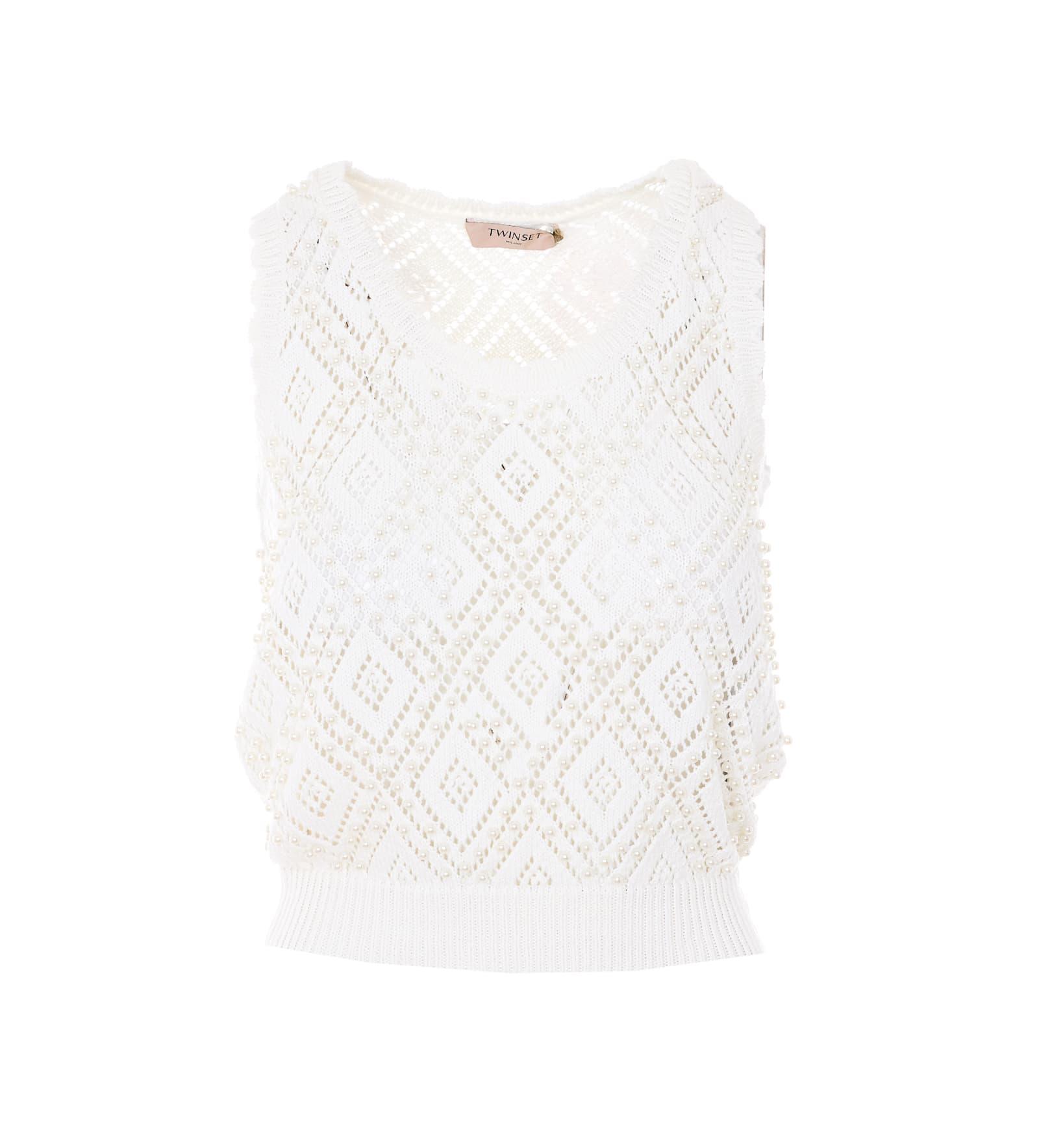 twinset knitted top