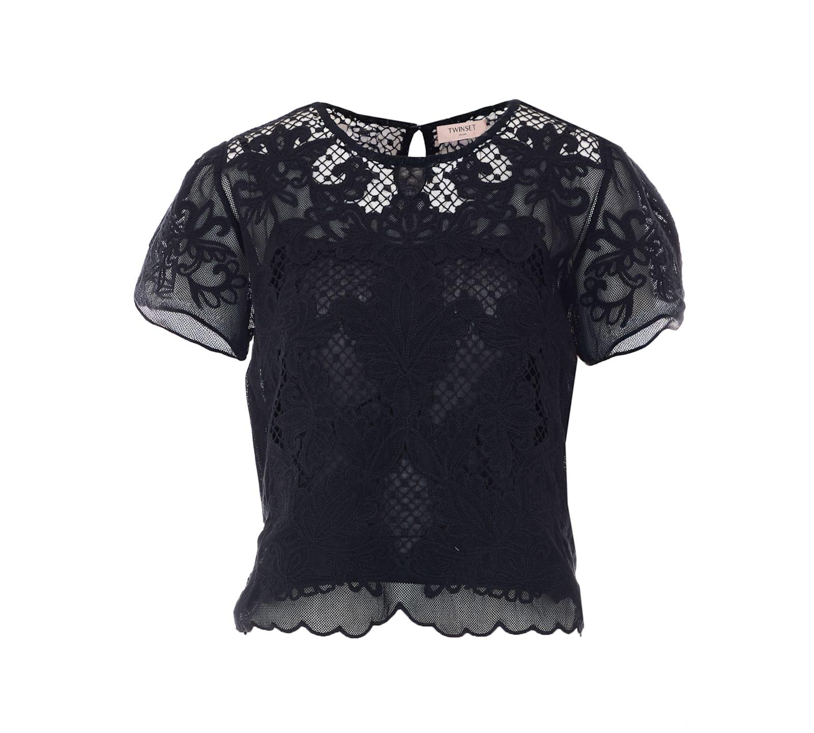 twinset lace t-shirt