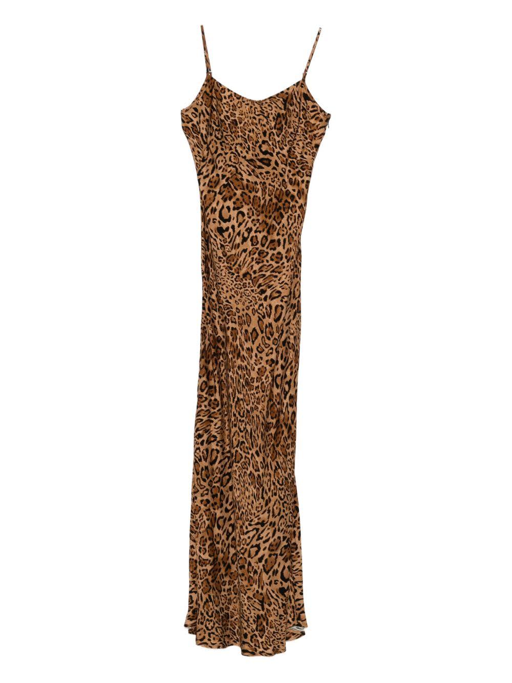 twinset leopard print dress