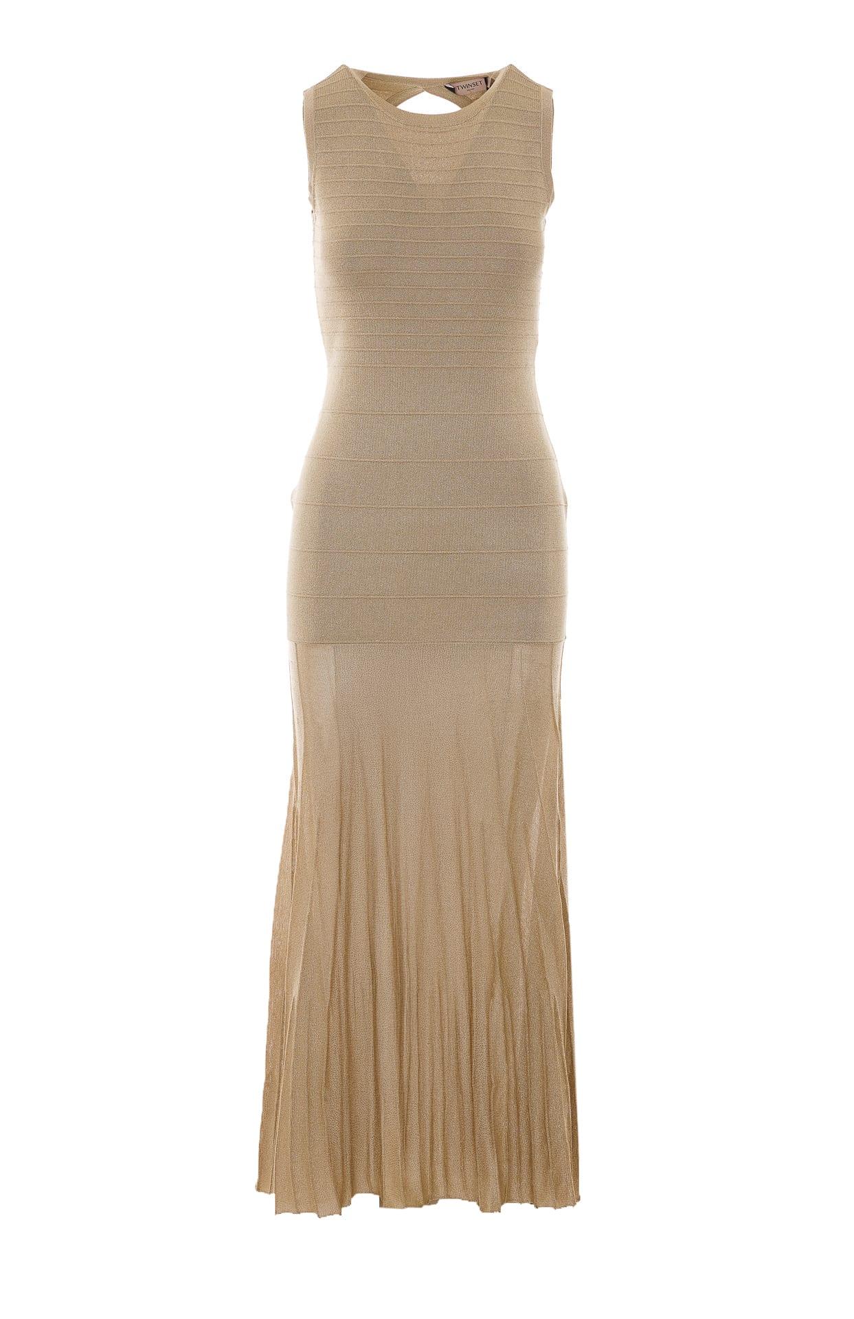 twinset lurex dress