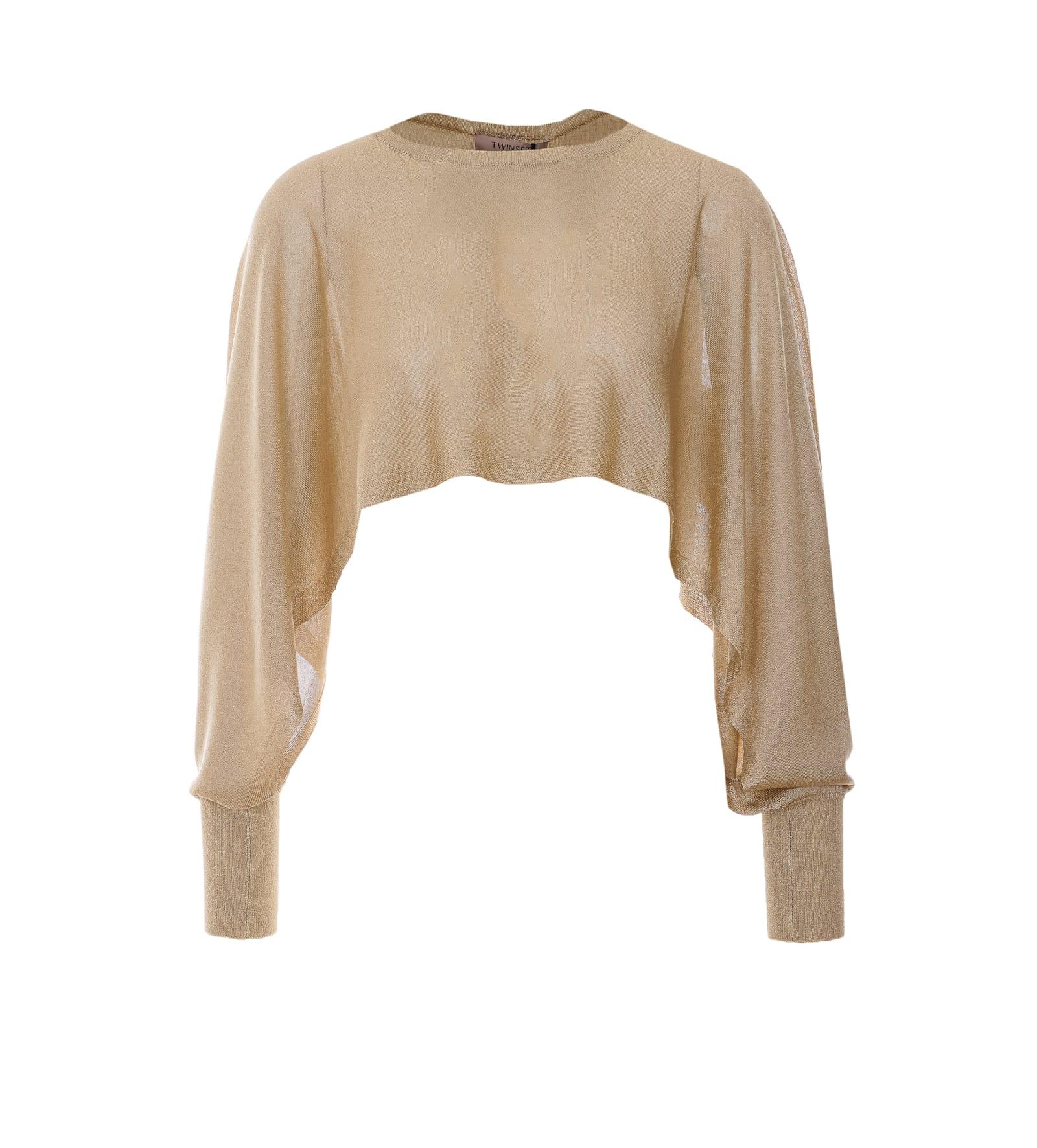 twinset lurex top