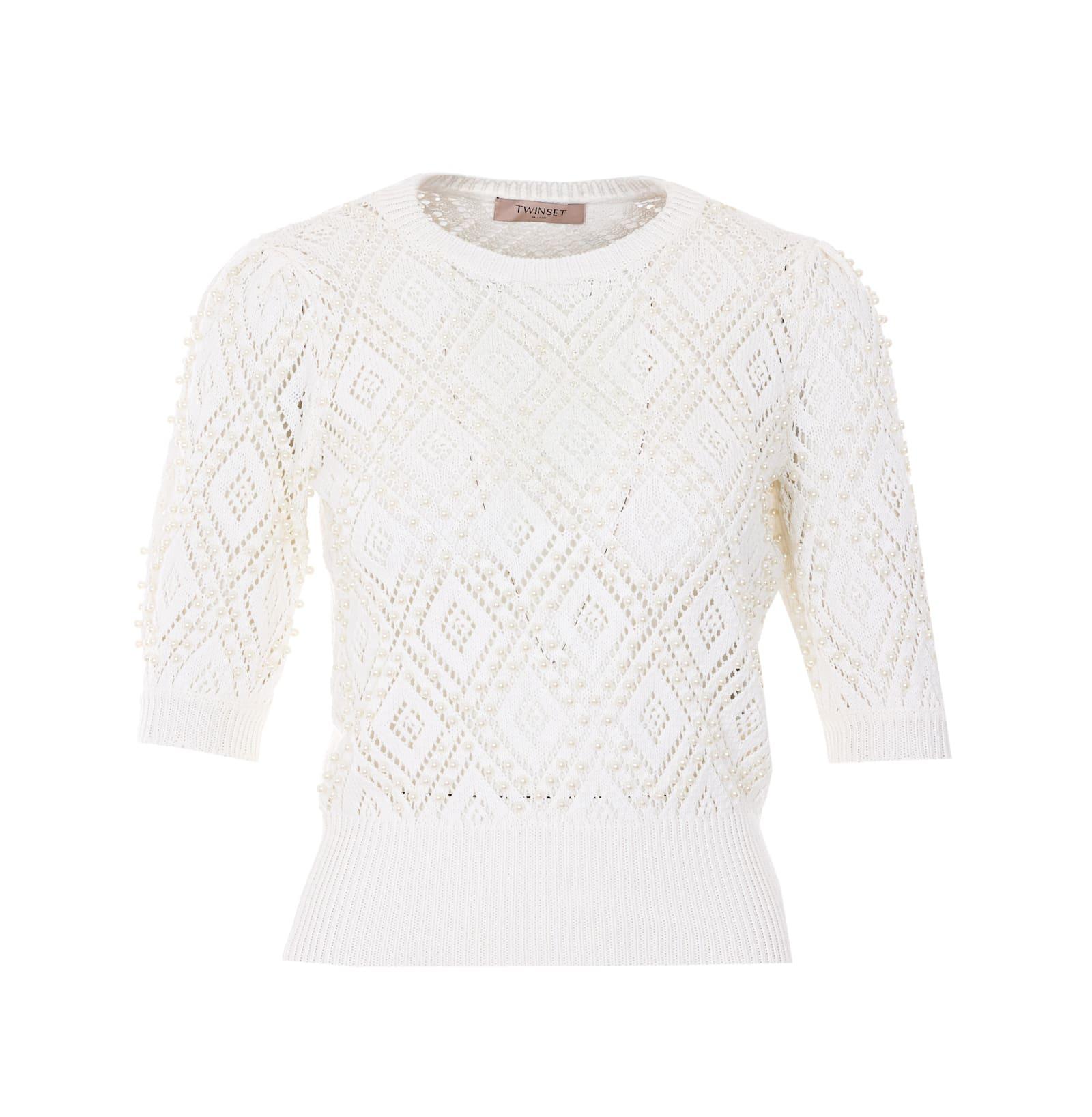 twinset pearl t-shirt