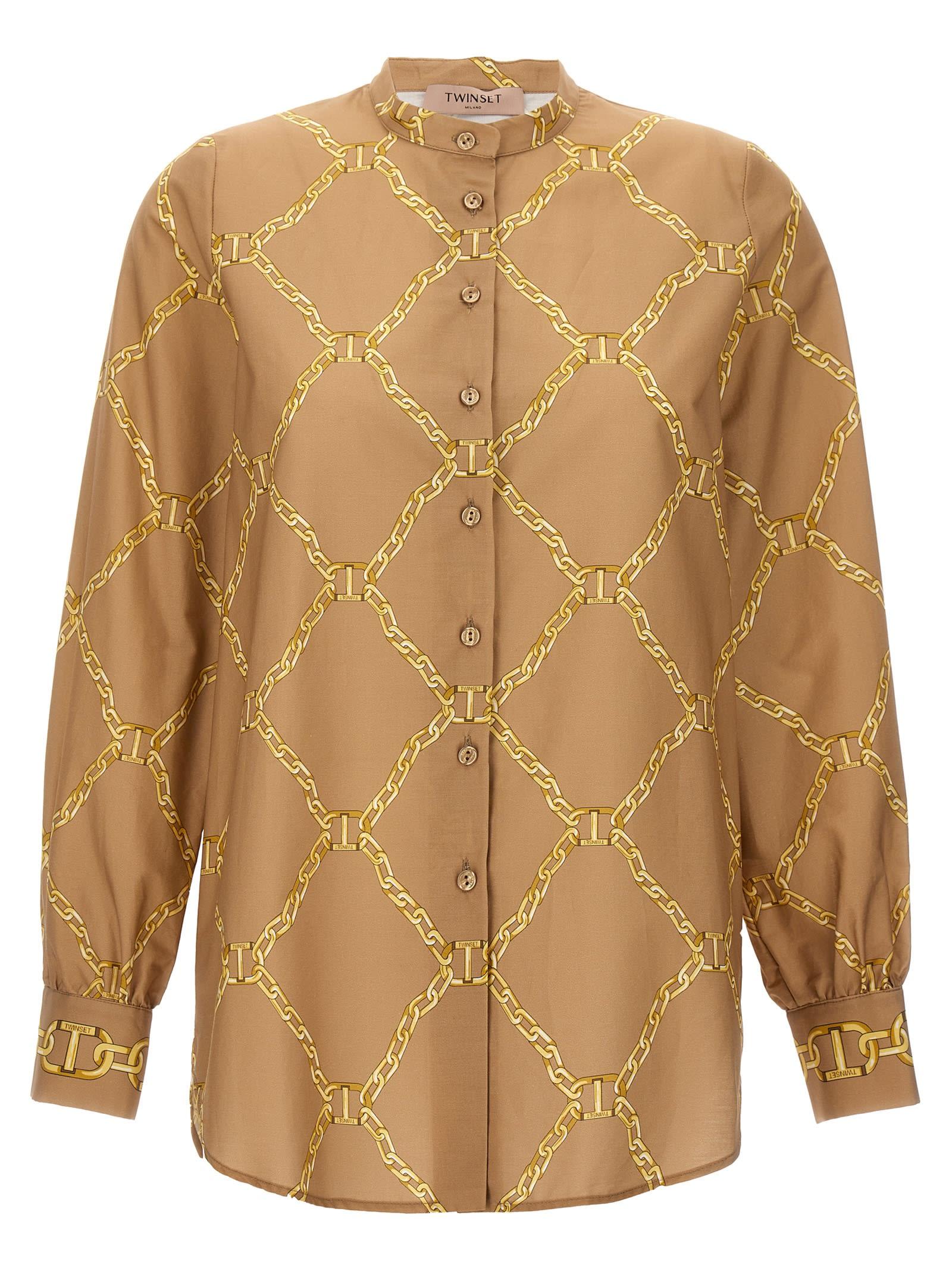 twinset print shirt