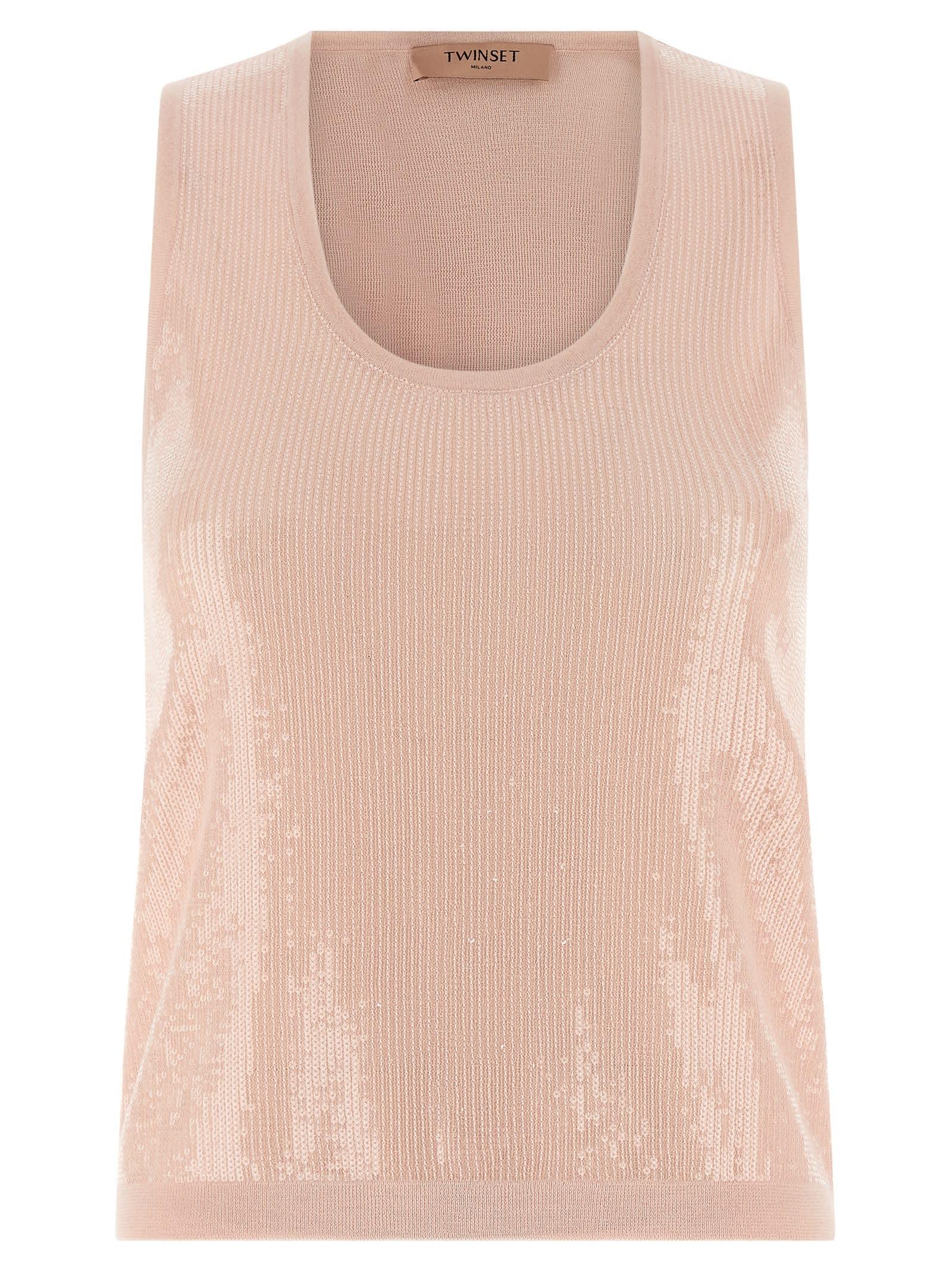 twinset sequin top