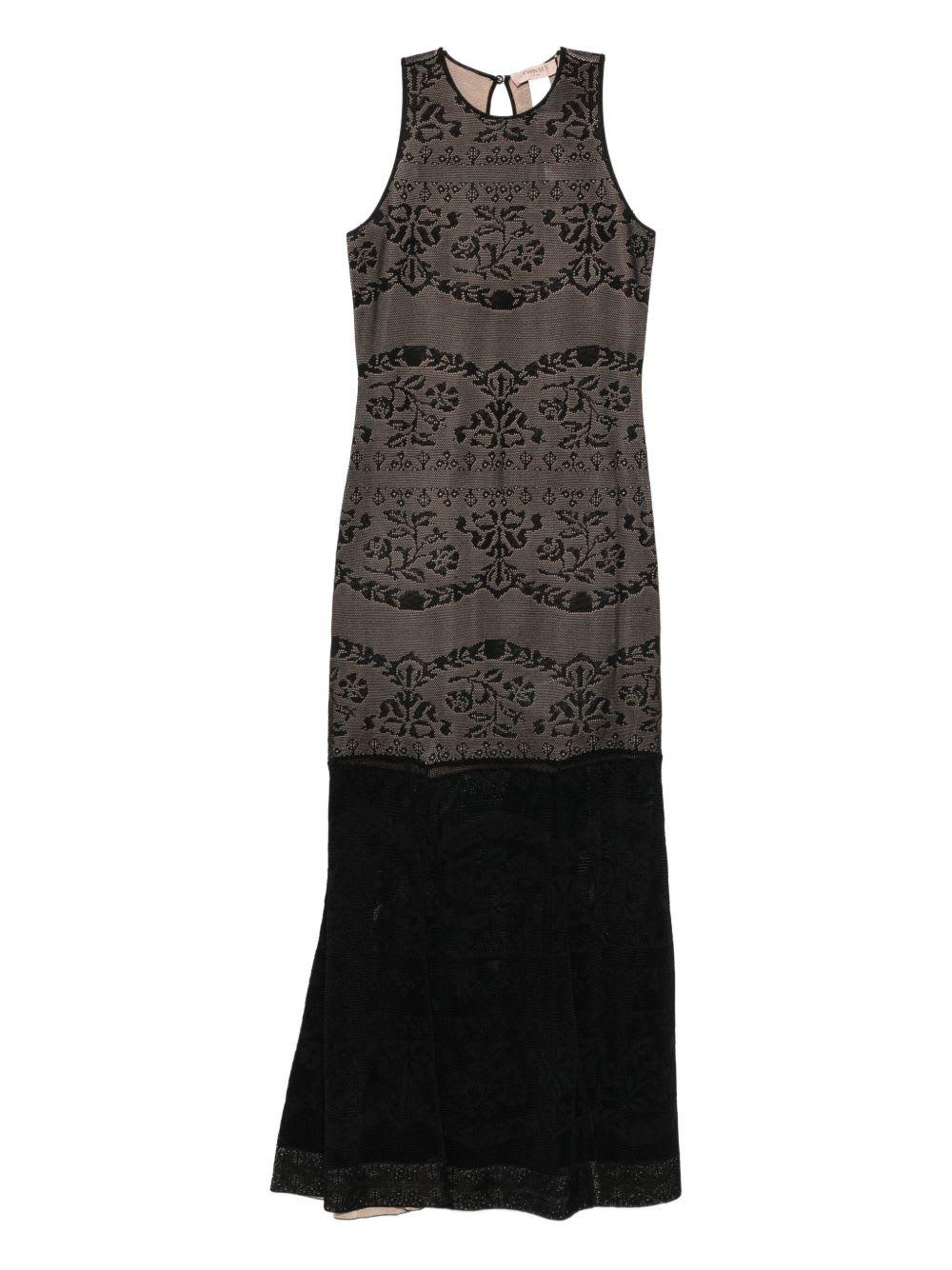 twinset sleeveless black dress,