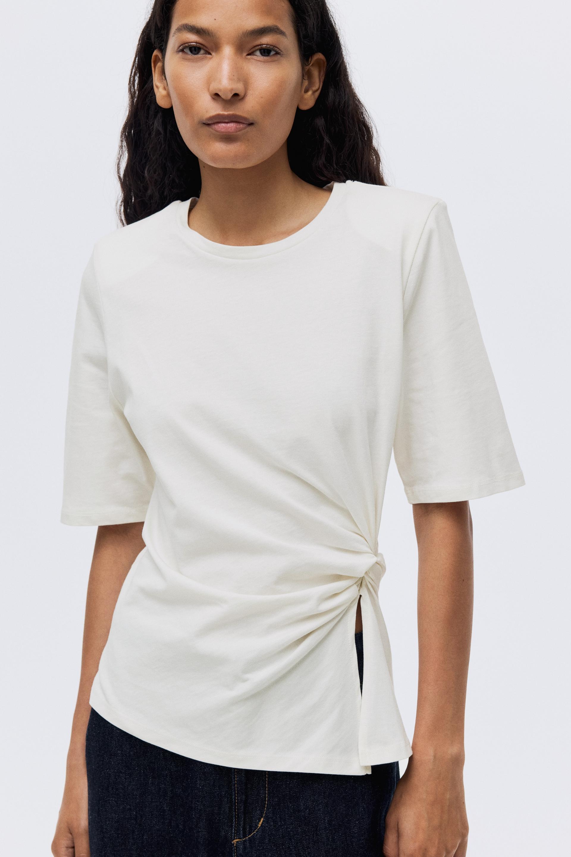 twist-detail t-shirt