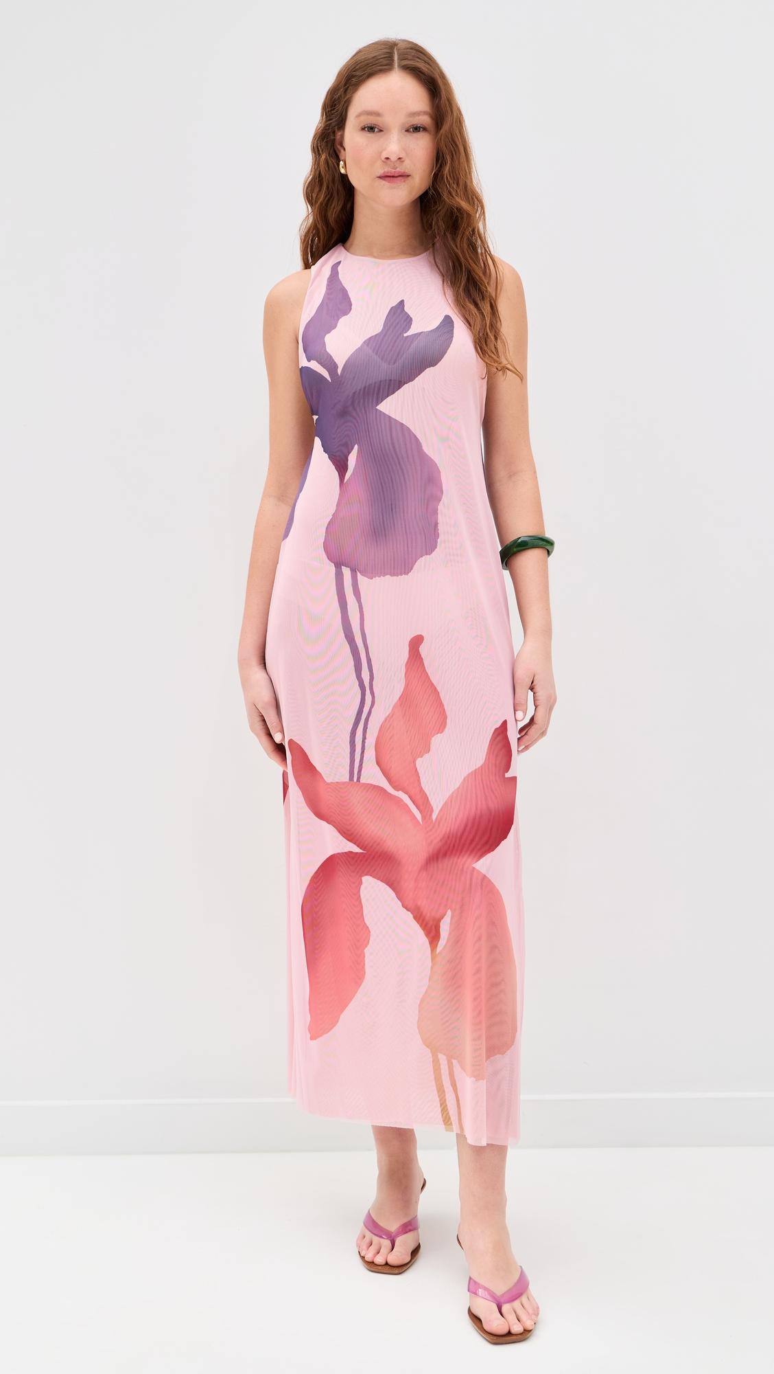 twist long cover up dress