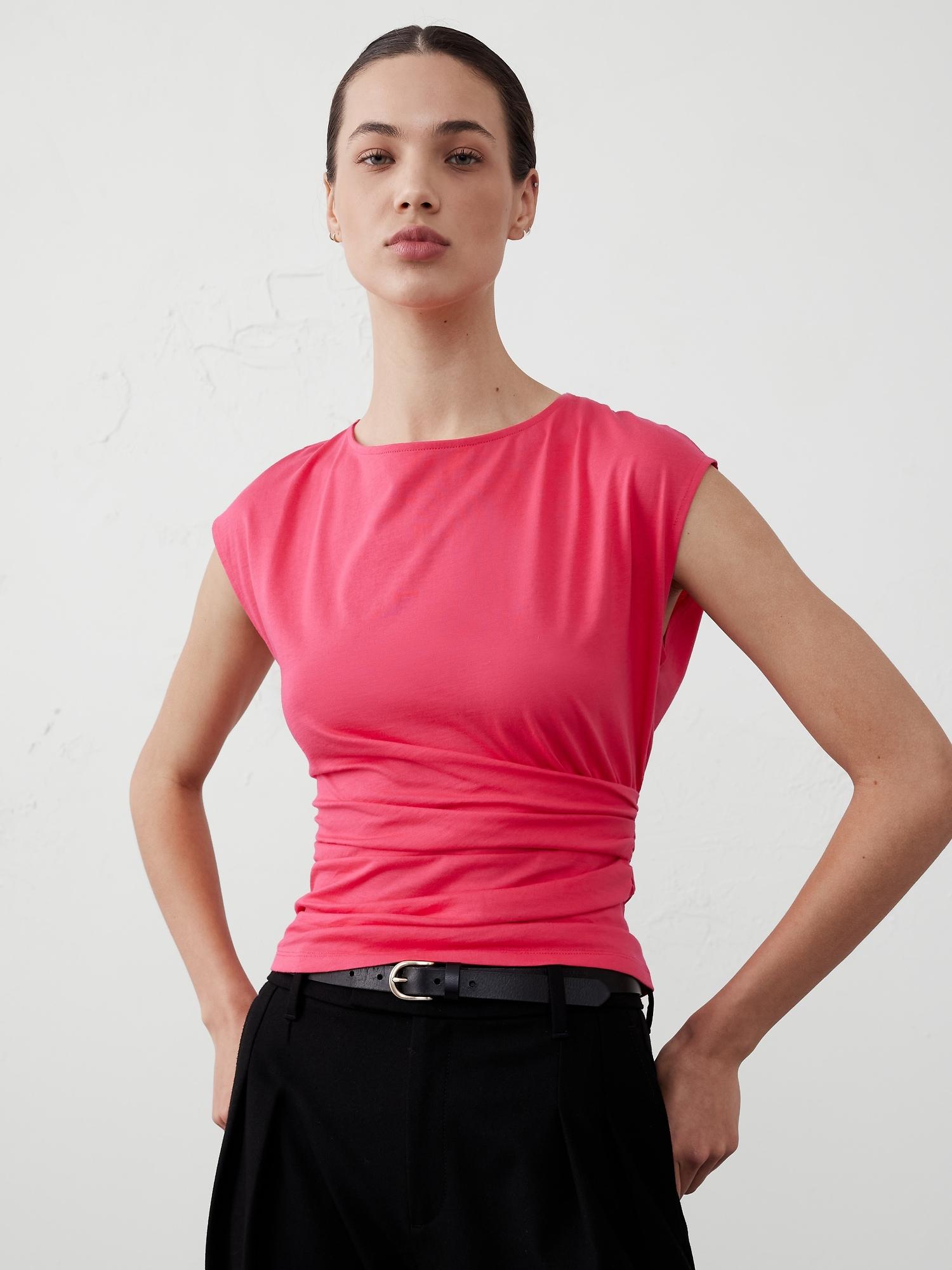 twist-waist top