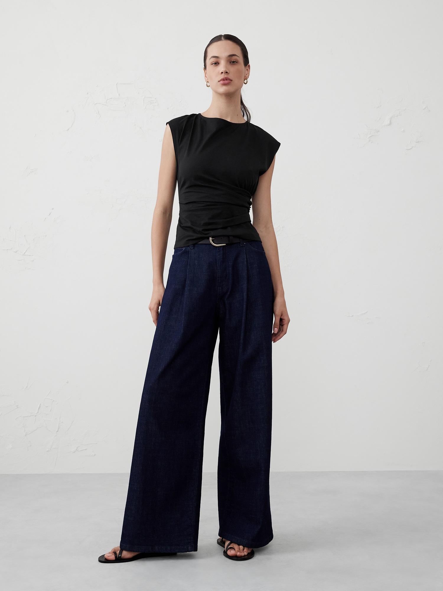 twist-waist top