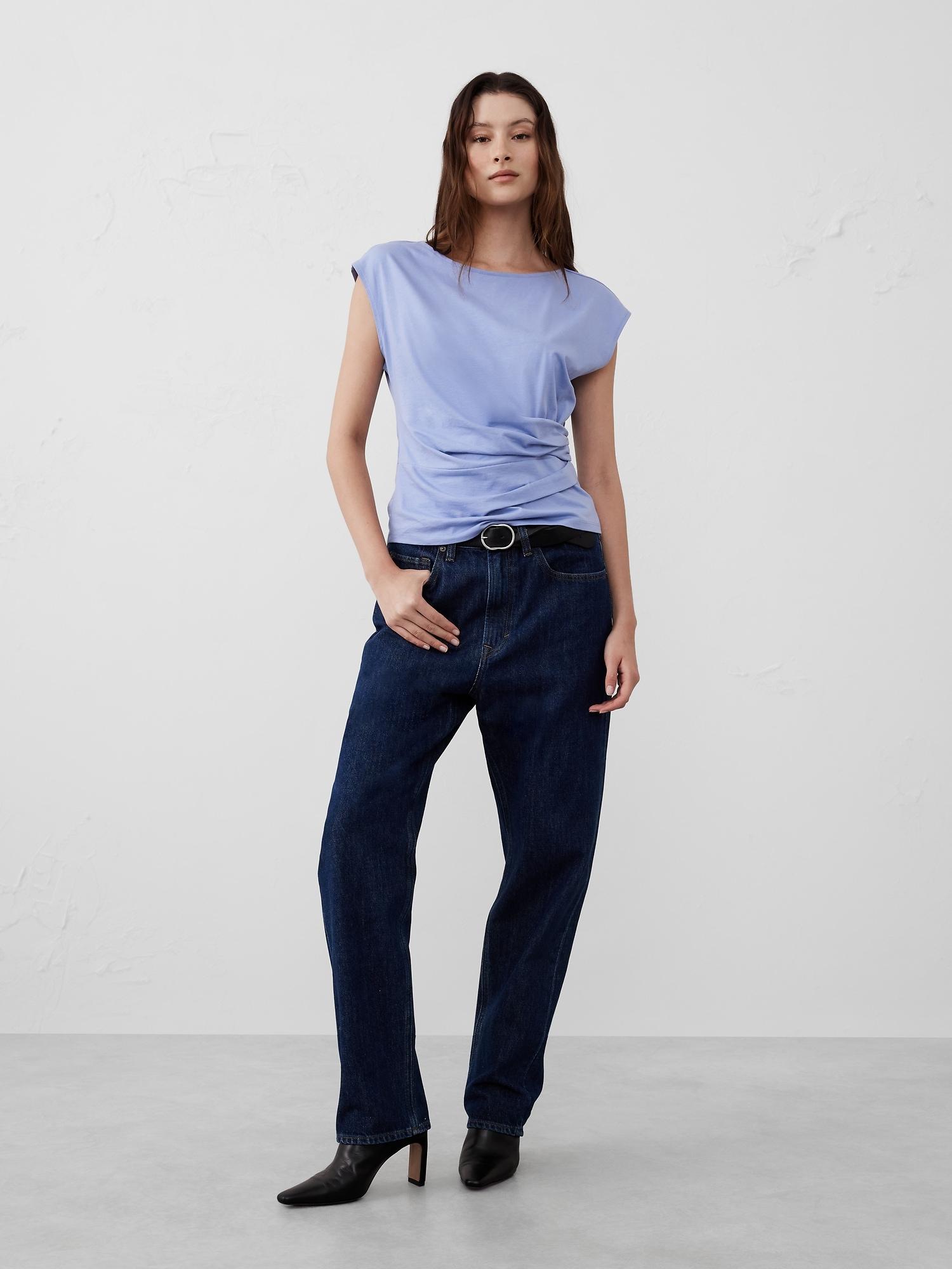 twist-waist top