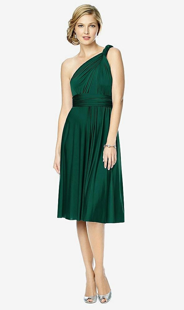 twist wrap convertible cocktail dress