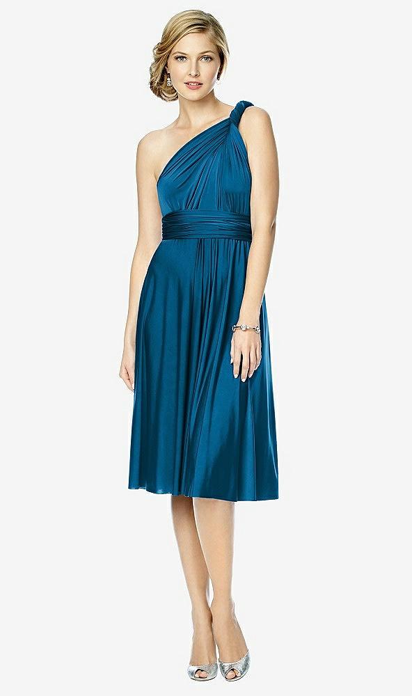 twist wrap convertible cocktail dress