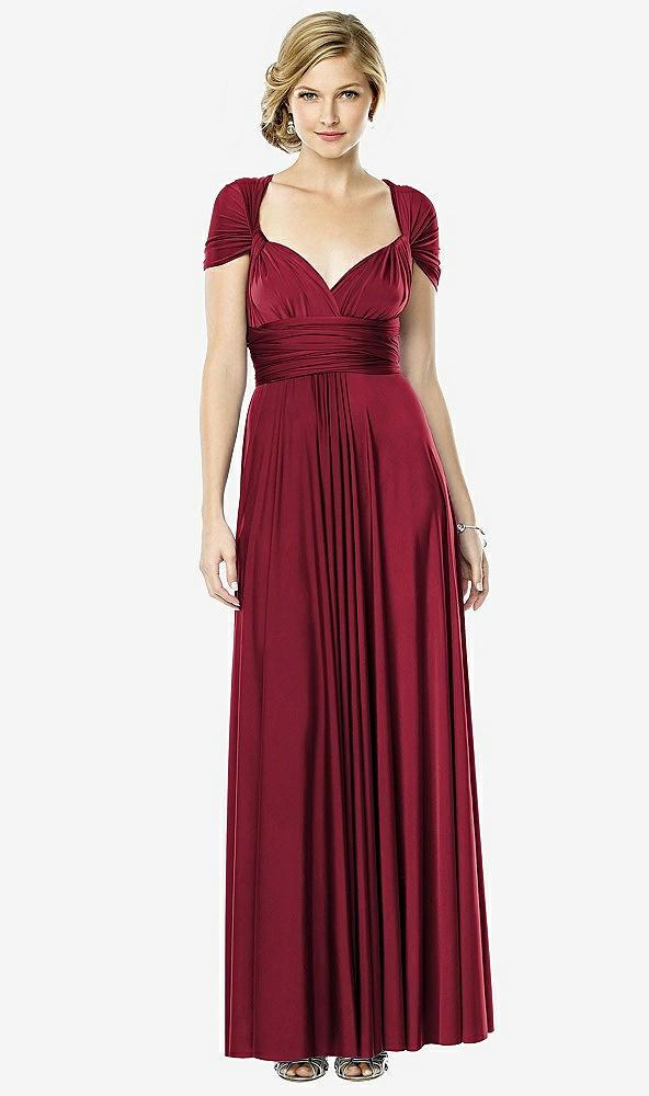twist wrap convertible maxi dress
