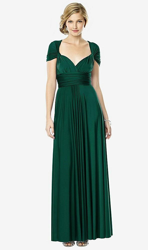 twist wrap convertible maxi dress