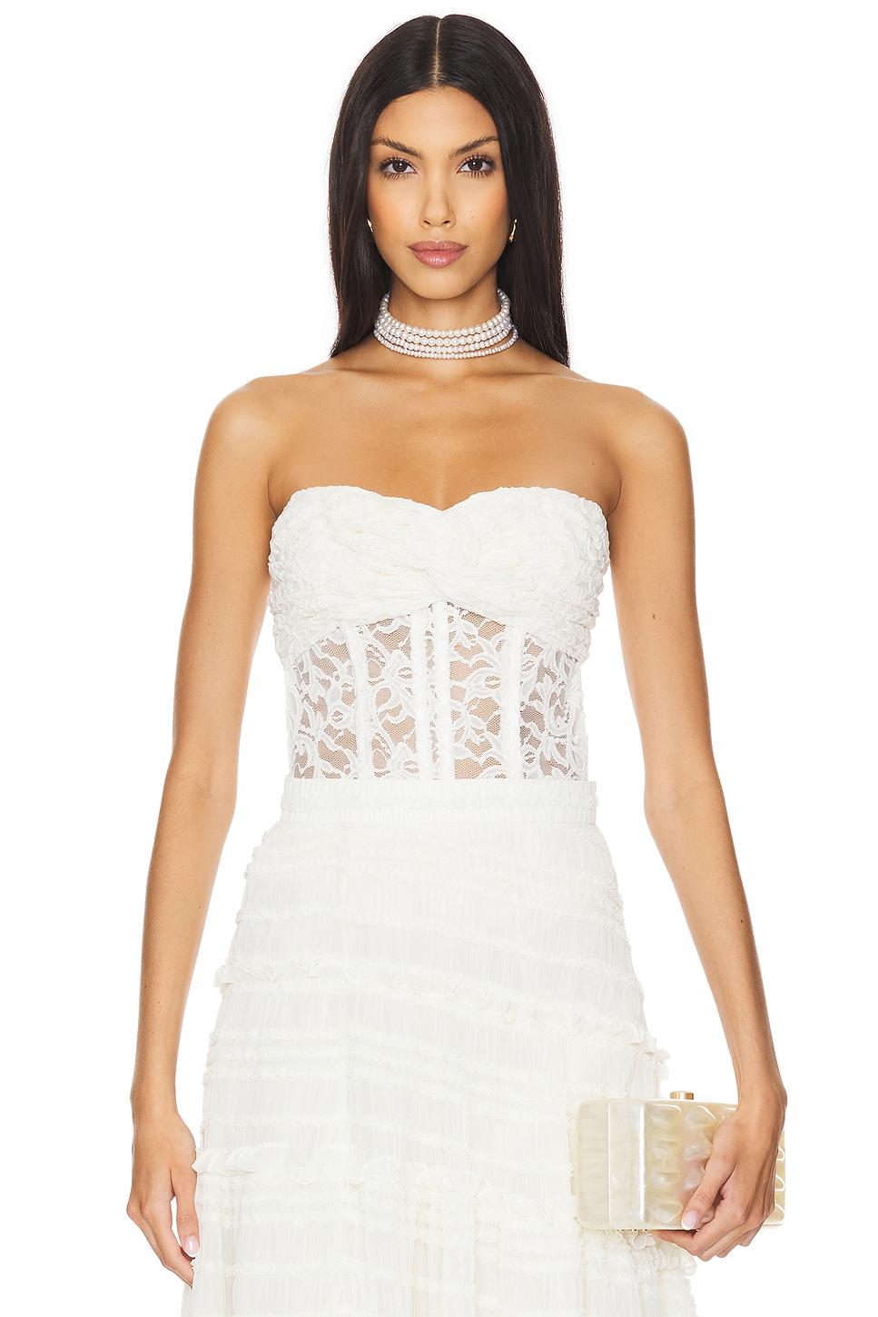 twisted knot laced corset