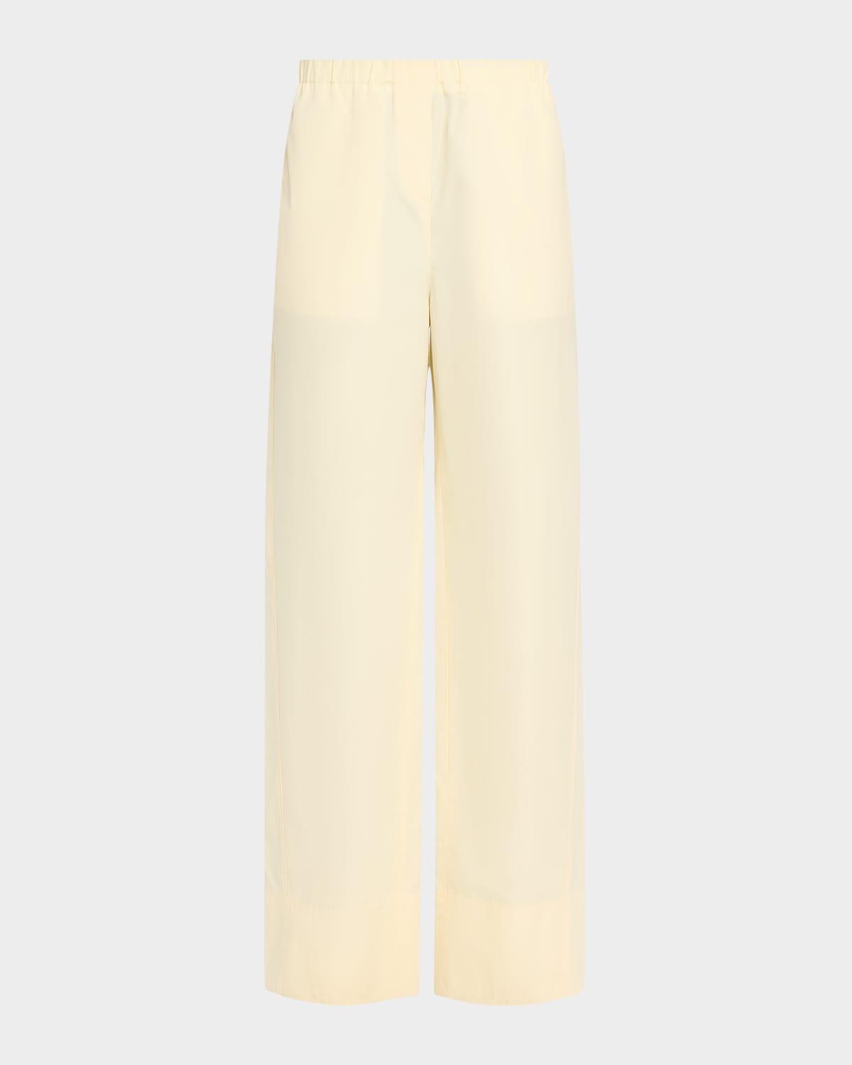 twisted seam straight-leg boxer trousers