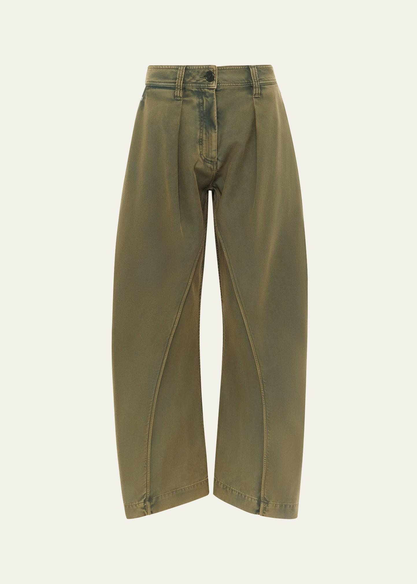 twisted seam trousers