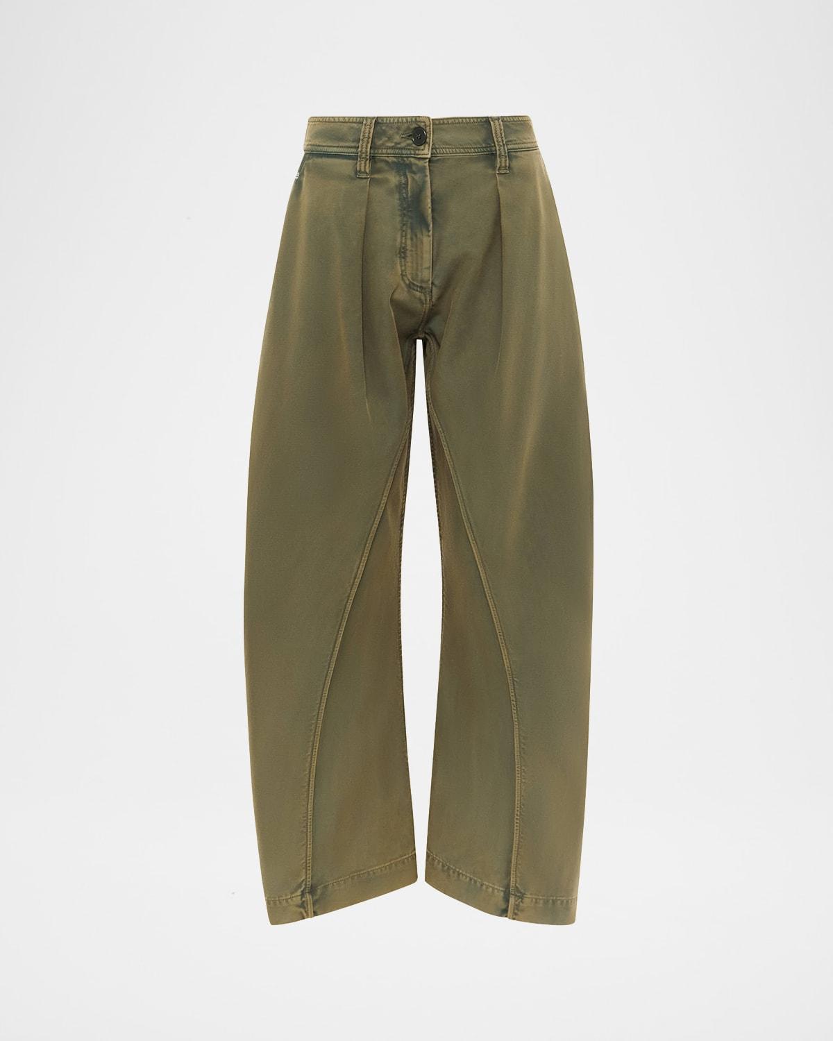 twisted seam trousers