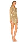 ty front nk shirt mini dress