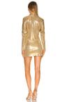 ty front nk shirt mini dress