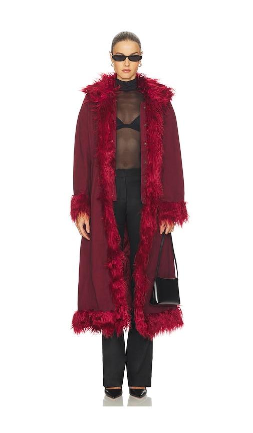 tyler mcgillivary brandy jacket in wine.