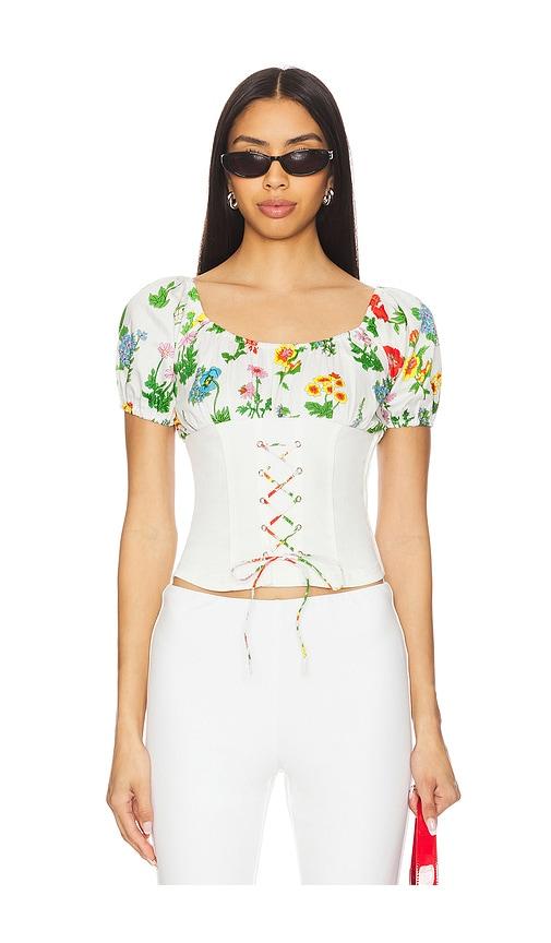 tyler mcgillivary uma top in white.