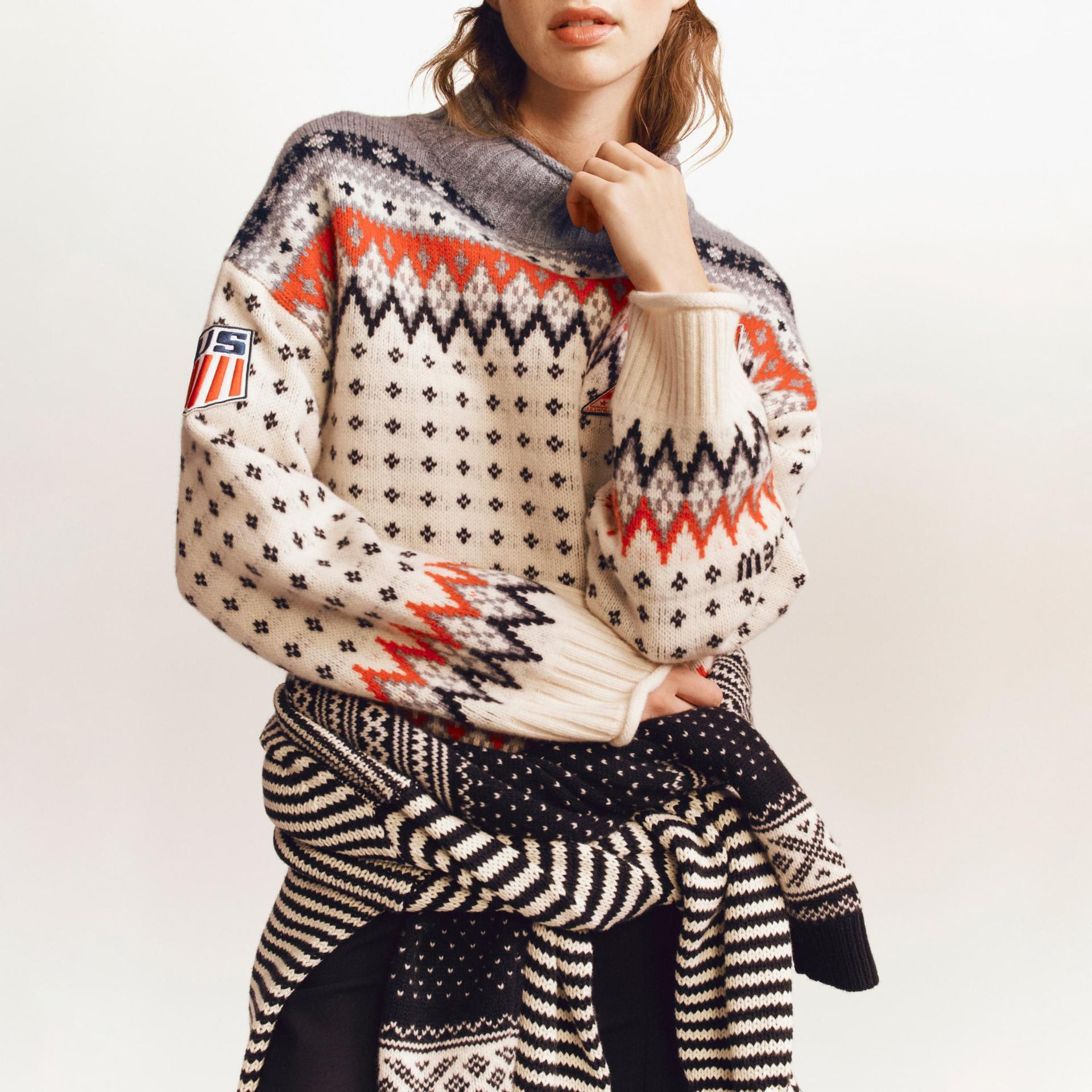 u.s. ski &amp; snowboard by j.crew fair isle rollneck&trade; sweater in vintage wool