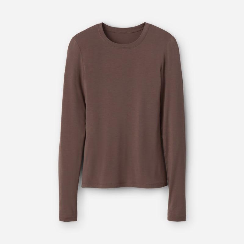 ugg® women's aidelene long sleeve tee lenzingu2122 ecoverou2122 viscose blend tops in allspice,