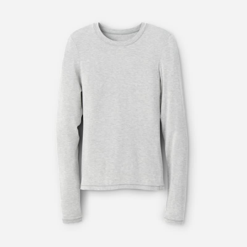 ugg® women's aidelene long sleeve tee lenzingu2122 ecoverou2122 viscose blend tops in grey heather,