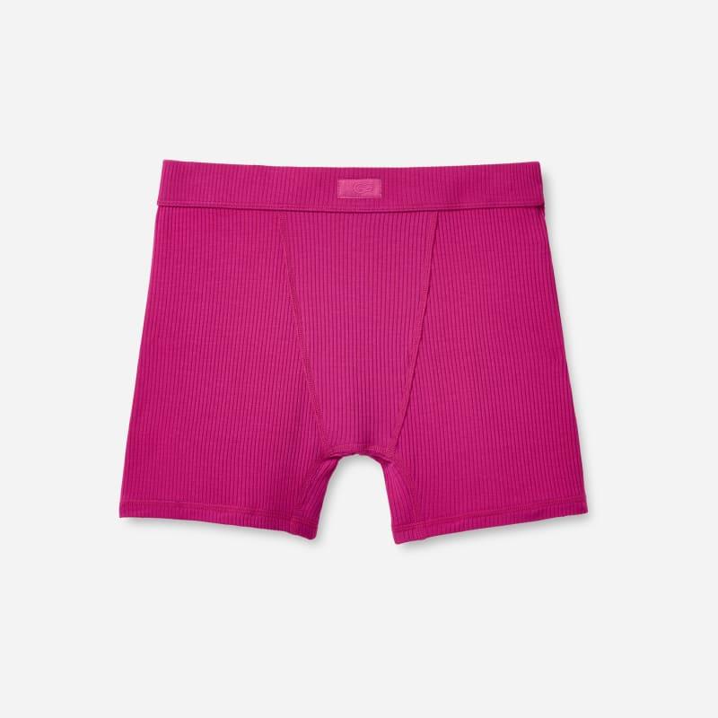 ugg® women's alexiah boy short rib lenzingu2122 ecoverou2122 viscose blend bottoms in chroma pink,