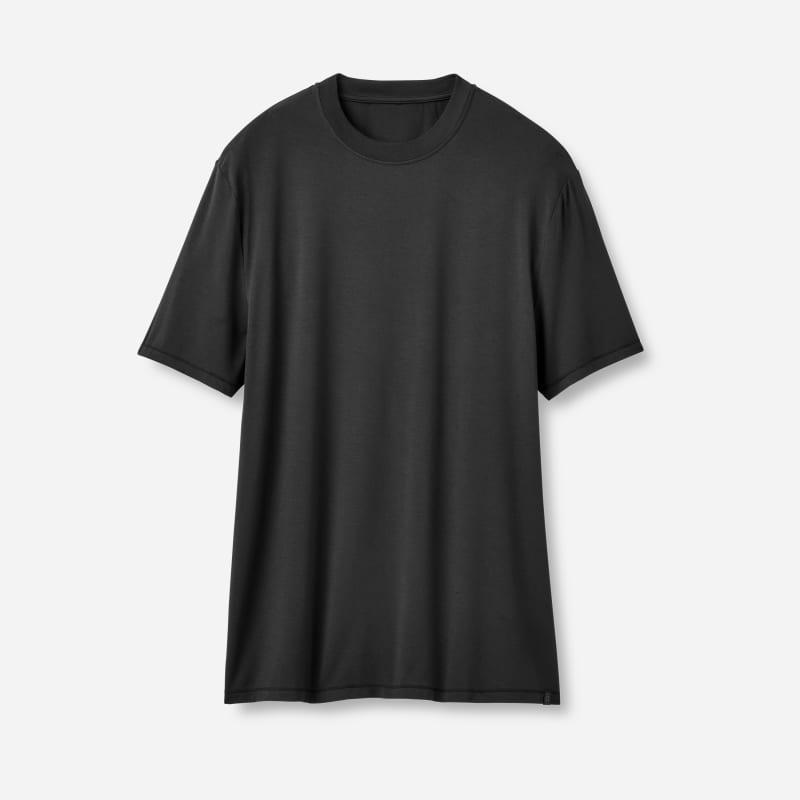 ugg® women's amarys relaxed tee lenzingu2122 ecoverou2122 viscose blend tops in black,
