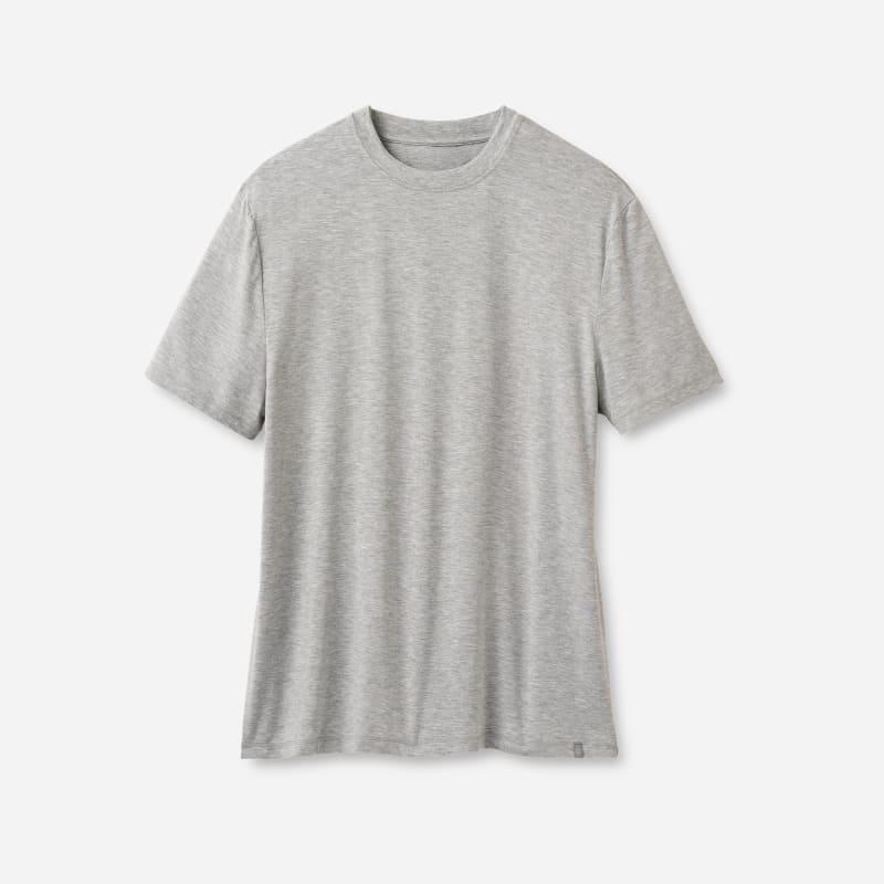 ugg® women's amarys relaxed tee lenzingu2122 ecoverou2122 viscose blend tops in grey heather,