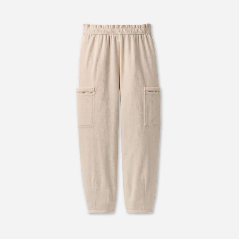 ugg® women's arisbeth barrel pant bottoms in cream,