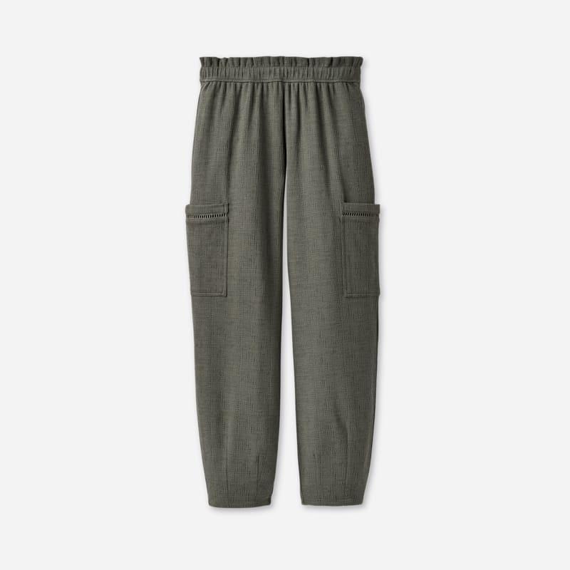 ugg® women's arisbeth barrel pant bottoms in green grey,