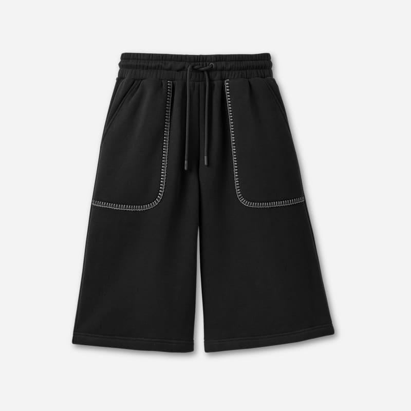 ugg® women's classic bermuda short bottoms in black,
