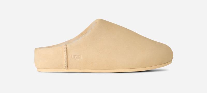 ugg® women's elea slip-on sheepskin slippers in pale buttercup,
