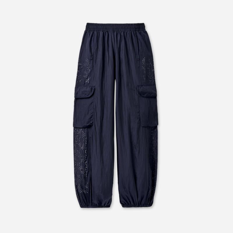ugg® women's giavanni balloon cargo pant bottoms in navy,