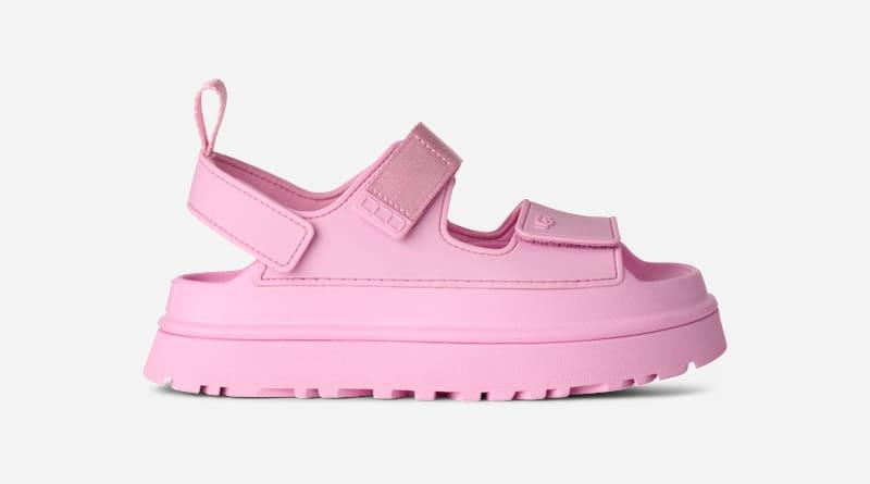 ugg® women's goldenglow sandals in pink diamond,